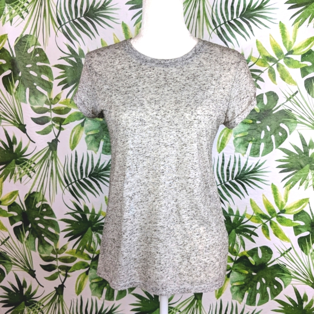 Divided H&M Black Spotted T-Shirt (Size: Small)